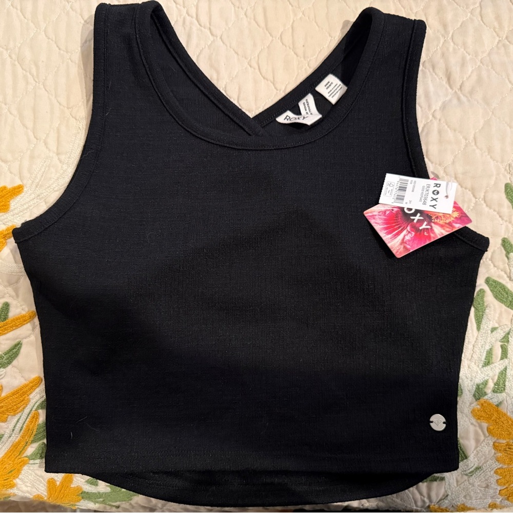 Black Women's Crop Top